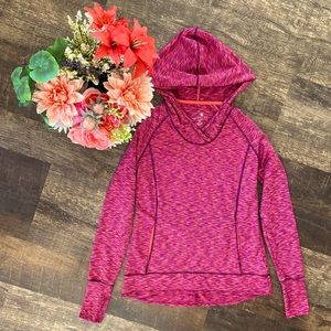 💎2/$22~Tangerine athletic pullover hoodie~Small